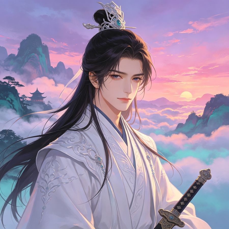 角色 谢孤尘 古风剑修立绘